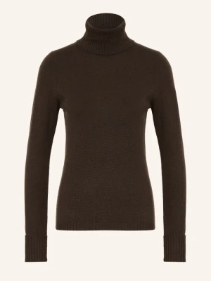 Ftc Cashmere Golf Z Kaszmiru braun CIEMNOBRĄZOWY