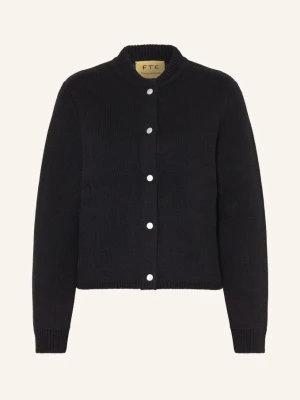 Ftc Cashmere Kardigan schwarz CZARNY