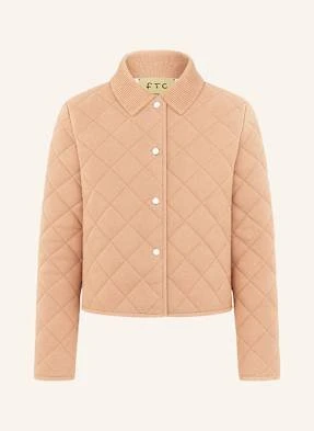 Ftc Cashmere Kardigan Z Dodatkiem Kaszmiru beige