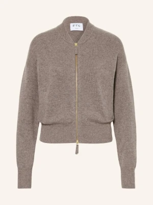 Ftc Cashmere Kardigan Z Kaszmiru beige