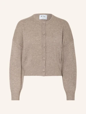 Ftc Cashmere Kardigan Z Kaszmiru beige