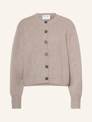 Ftc Cashmere Kardigan Z Kaszmiru beige