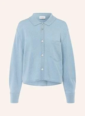 Ftc Cashmere Kardigan Z Kaszmiru blau