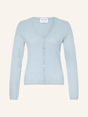 Ftc Cashmere Kardigan Z Kaszmiru blau JASNONIEBIESKI