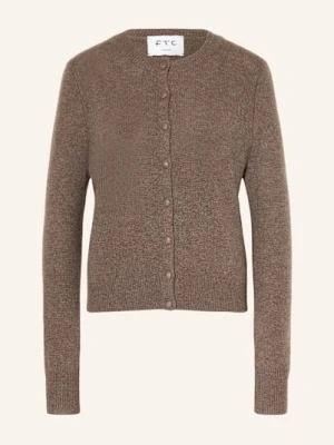 Ftc Cashmere Kardigan Z Kaszmiru braun