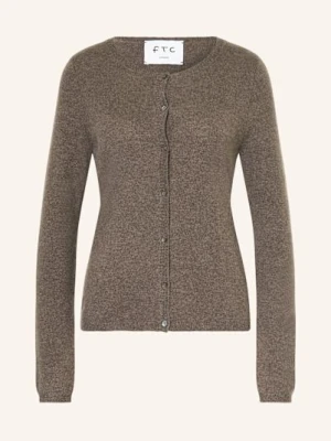 Ftc Cashmere Kardigan Z Kaszmiru braun