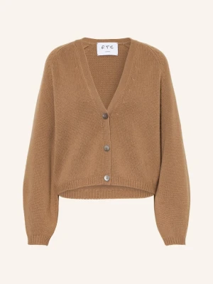 Ftc Cashmere Kardigan Z Kaszmiru braun CAMELOWY