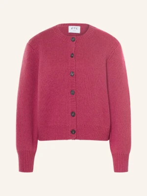 Ftc Cashmere Kardigan Z Kaszmiru pink