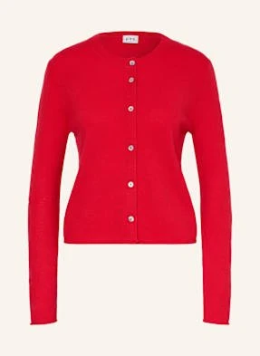 Ftc Cashmere Kardigan Z Kaszmiru rot