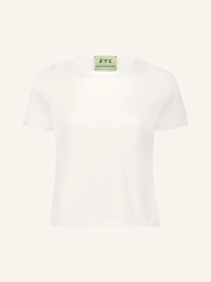 Ftc Cashmere Koszulka Z Dzianiny weiss
