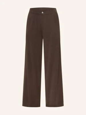 Ftc Cashmere Spodnie Z Materiału Typu Marlene braun