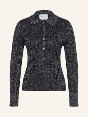 Ftc Cashmere Sweter Z Dodatkiem Kaszmiru I Błyszczącą Przędzą blau