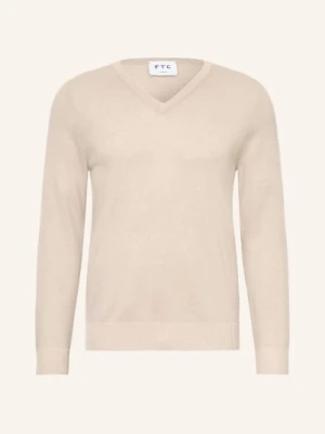 Ftc Cashmere Sweter Z Kaszmiru beige