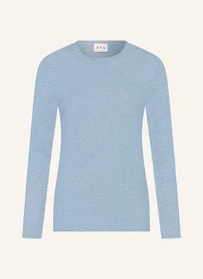 Ftc Cashmere Sweter Z Kaszmiru blau