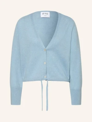 Ftc Cashmere Sweter Z Kaszmiru blau