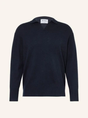 Ftc Cashmere Sweter Z Kaszmiru blau