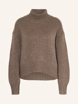Ftc Cashmere Sweter Z Kaszmiru braun