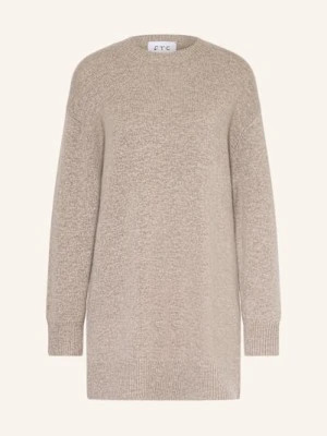 Ftc Cashmere Sweter Z Kaszmiru braun