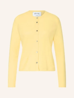 Ftc Cashmere Sweter Z Kaszmiru gelb