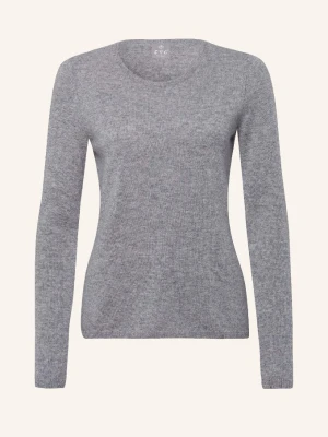 Ftc Cashmere Sweter Z Kaszmiru grau SZARY
