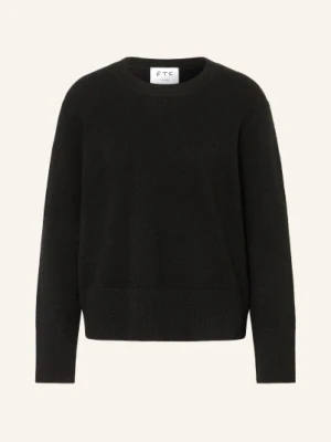 Ftc Cashmere Sweter Z Kaszmiru schwarz