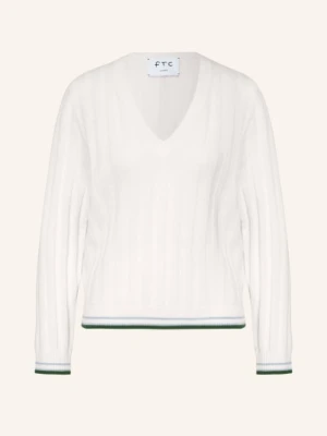 Ftc Cashmere Sweter Z Kaszmiru weiss