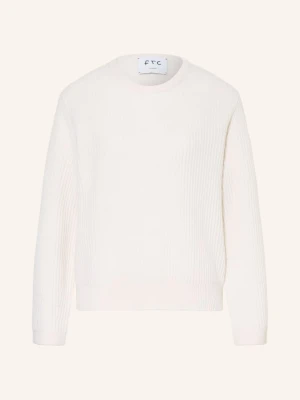 Ftc Cashmere Sweter Z Kaszmiru weiss BIAŁY