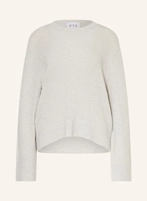 Ftc Cashmere Sweter Z Kaszmiru Z Błyszczącą Przędzą grau