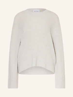 Ftc Cashmere Sweter Z Kaszmiru Z Błyszczącą Przędzą grau