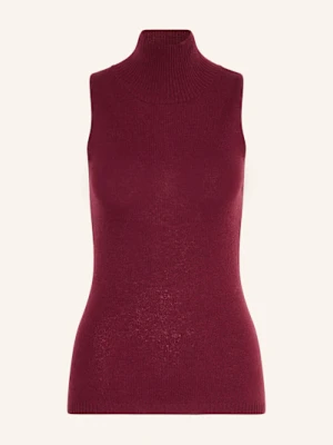 Ftc Cashmere Top Z Dzianiny Z Kaszmiru rot