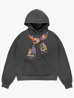 FTSHP x Prosto bluza z kapturem szara