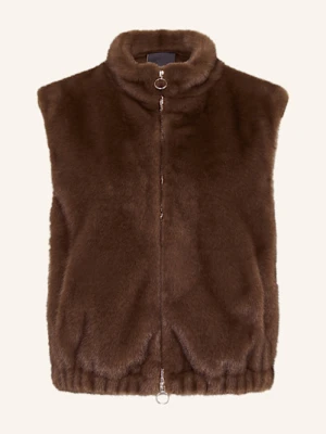 Fuchs Schmitt Kamizelka Ze Sztucznego Futra beige