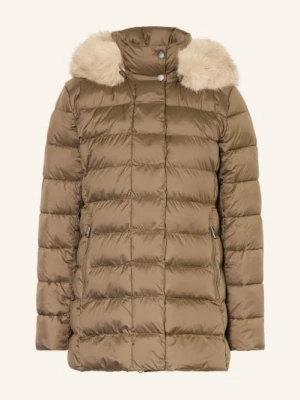 Fuchs Schmitt Kurtka Pikowana Z Sztucznym Futerkiem I Odpinanym Kapturem gruen