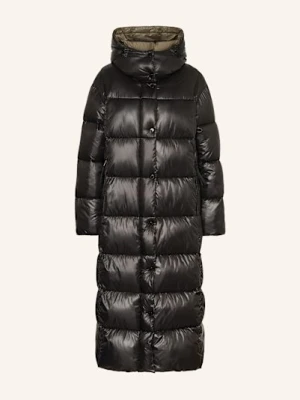 Fuchs Schmitt Płaszcz Pikowany Z Odpinanym Kapturem schwarz