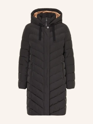 Fuchs Schmitt Płaszcz Pikowany Z Odpinanym Kapturem schwarz