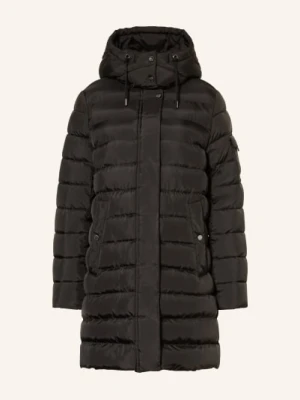 Fuchs Schmitt Płaszcz Pikowany Z Odpinanym Kapturem schwarz