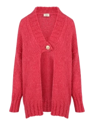 Fuchsia Kardigan Sweaters Akep