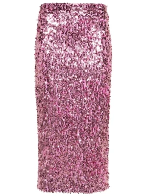 Fuchsia Różowa Spódnica Ołówkowa Rotate Birger Christensen