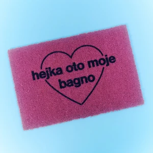 Fuksjowa wycieraczka z napisem hejka oto moje bagno Shrek x Włodi4444 House