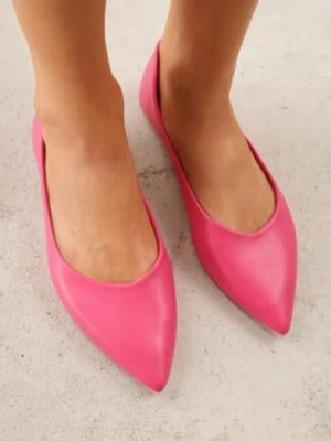 Fuksjowe Eleganckie Eleganckie Balerinki z Noskiem w Szpic Abssis goodin