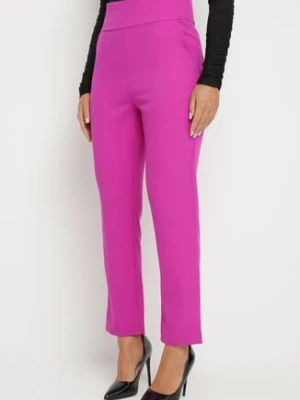 Fuksjowe Spodnie Regular Boura new collection