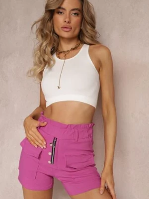 Fuksjowe Szorty z Gumką w Pasie Himna pesail