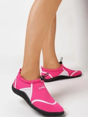 Fuksjowo-Białe Elastyczne Buty Sportowe do Wody Ralvie