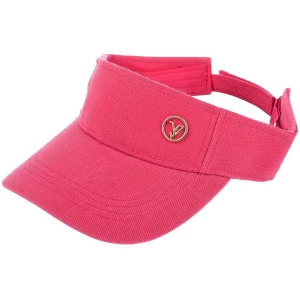 Fuksjowy Daszek na głowę przeciwsłoneczny czapka na lato sportowa regulowany różowy Merg