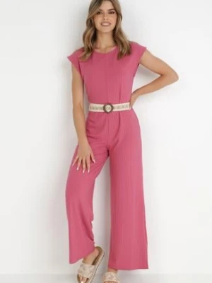 Fuksjowy Kombinezon z Paskiem Thalaera rosa