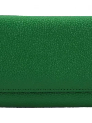 Funkcjonalny portfel damski - Zielony Merg