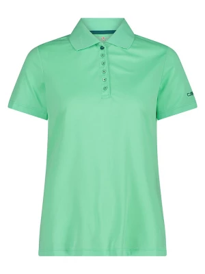 CMP Koszulka funkcyjna polo w kolorze zielonym rozmiar: 34