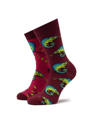 Funny Socks Skarpety wysokie unisex Chameleon SM1/32 Kolorowy