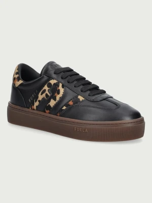 Furla Allegra sneakersy damskie skórzane czarny