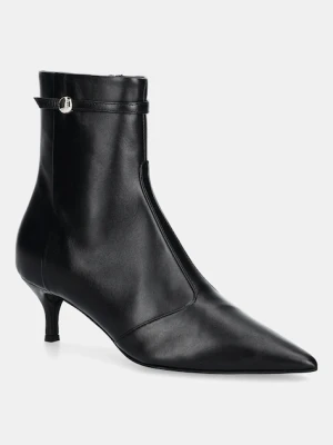 Furla botki skórzane Sfera Ankle Boot damskie kolor czarny na szpilce YJ64SFE X30000 O6000
